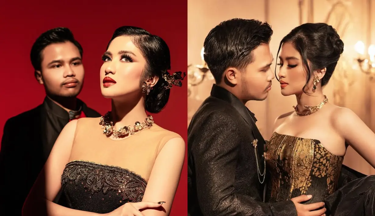Meski sudah menikah, baru terungkap foto prewedding Ochi Rosdiana dan Lutfi Arif Adianto yang glamor. Keduanya tampil dengan dua look berbeda namun tetap sama-sama terlihat mahal [@riomotret]