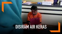 Lantaran pergi tanpa seizinnya, seorang pria tega menyiramkan air keras ke istri keduanya.