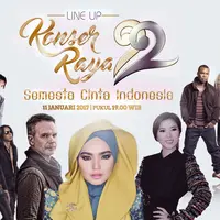 Mulai dari Rick Price, Siti Nurhaliza hingga Lesti D'Academy, simak lineup lengkap Konser Raya HUT Indosiar 22. (Desain: Muhammad Iqbal Nurfajri/Bintang.com)