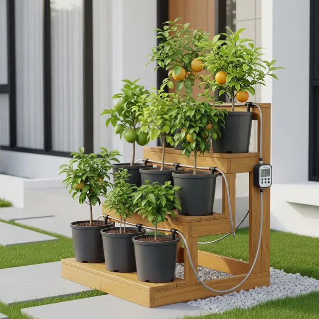 Konsep Kebun Buah Tabulampot yang Cocok untuk Rumah Type 27