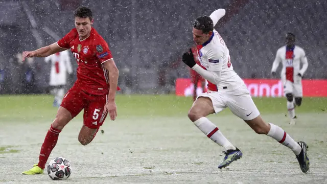FOTO: Kylian Mbappe Borong Dua Gol, PSG Sukses Tuntaskan Dendam Atas Bayern Munchen di Liga Champions