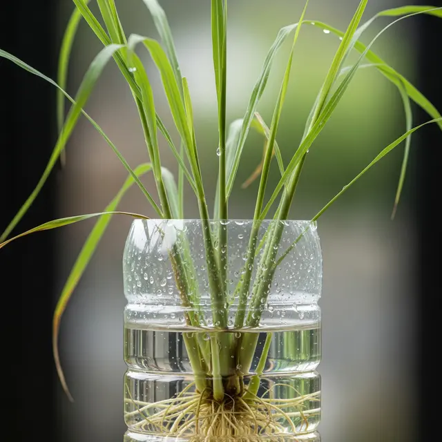 Cara Menanam Serai Tanpa Akar di Botol Bekas agar Tumbuh Subur (Image by Gemini AI)