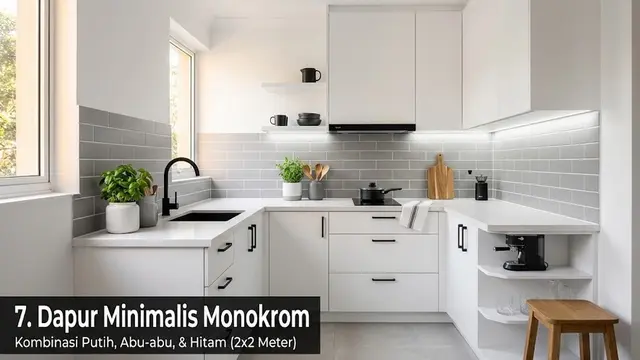 Desain Dapur Minimalis 2x2 untuk Rumah Kecil (AI Generated)