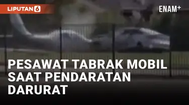 Mendarat Darurat, Pesawat Tabrak Mobil di Texas AS