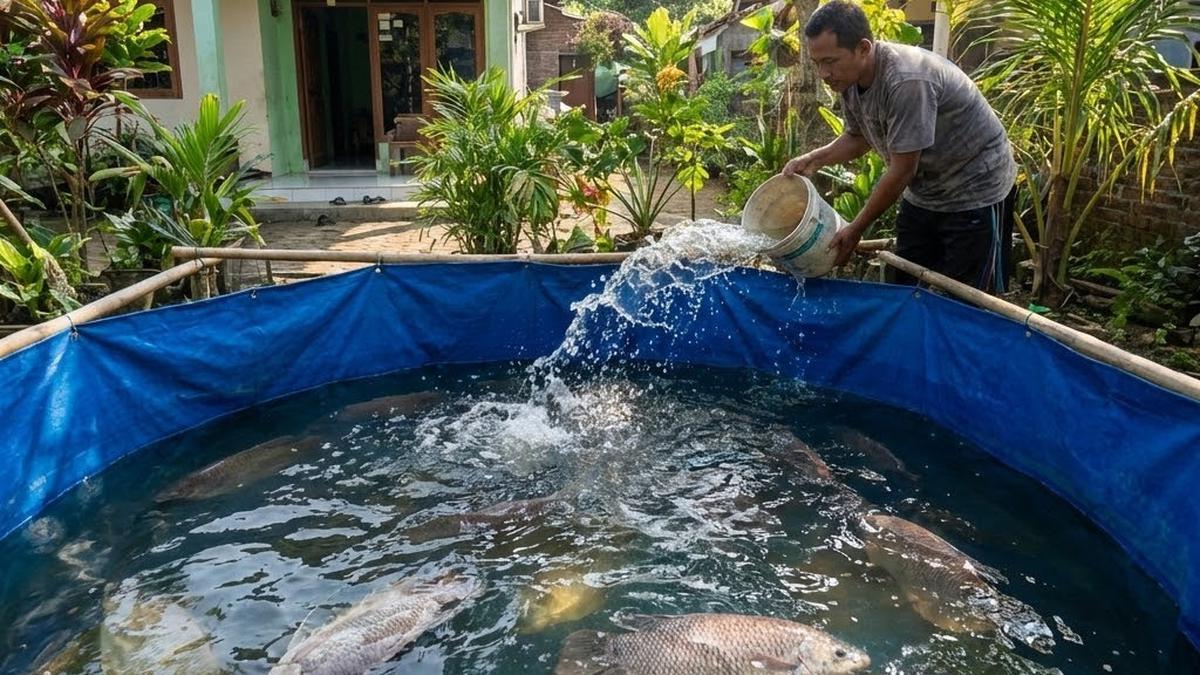 10 Tips Ternak Ikan Gurame di Pekarangan Rumah Tanpa Pompa Besar, Ini Strategi Suksesnya