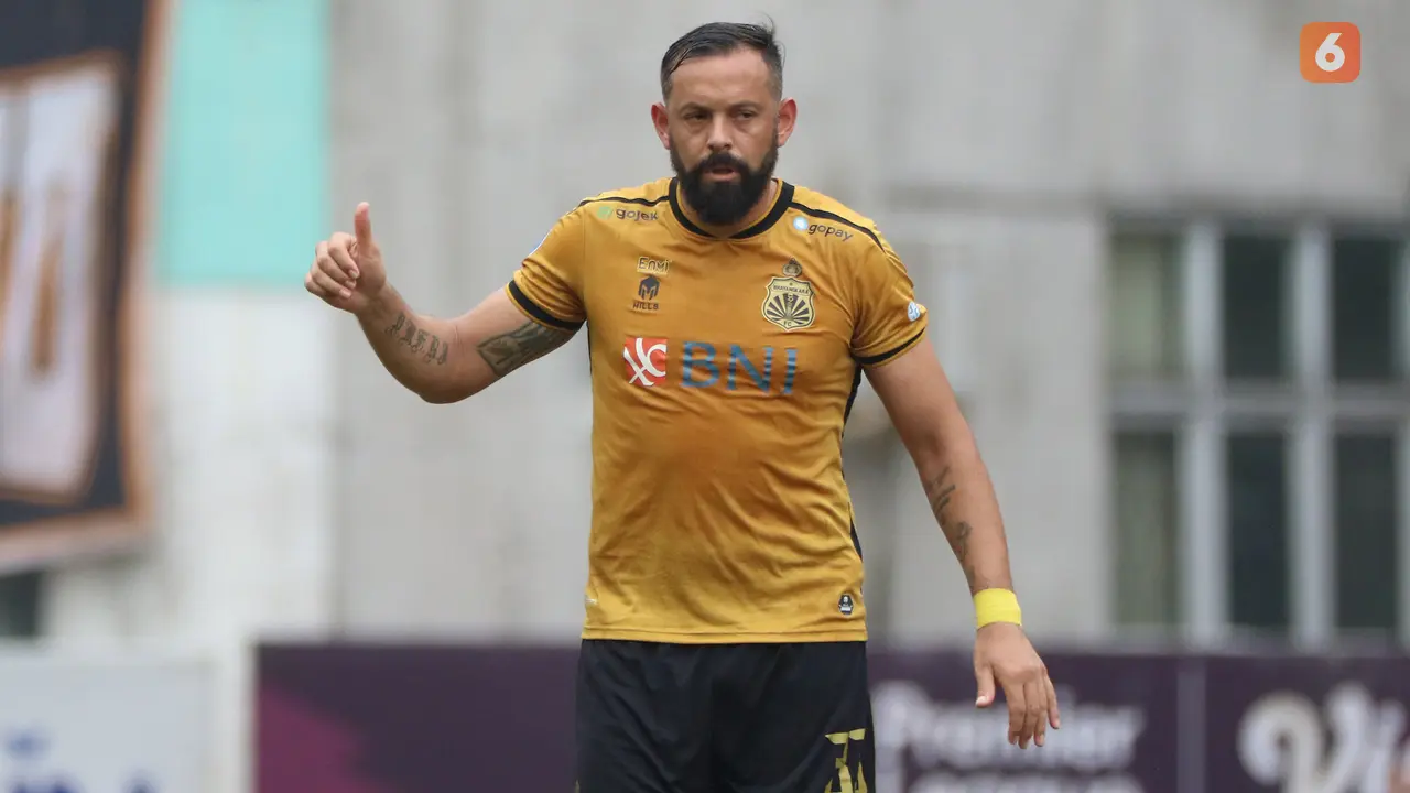 Pemain Bhayangkara FC Matias Mier