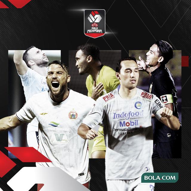 Ilija Spasojevic, Rizky Pora, Hari Nur Yulianto, Marko Simic dan Ezra Walian