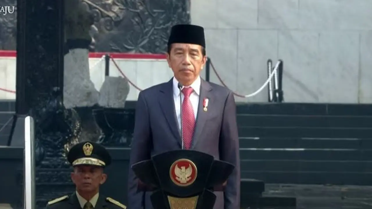 Presiden Jokowi menjadi inspektur upacara Hari Kesaktian Pancasila, 1 Oktober 2023.