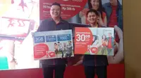 Peluncuran paket internet terbaru Smartfren di Jakarta, Senin (25/4/2016). (Liputan6.com/Agustin Setyo Wardani)