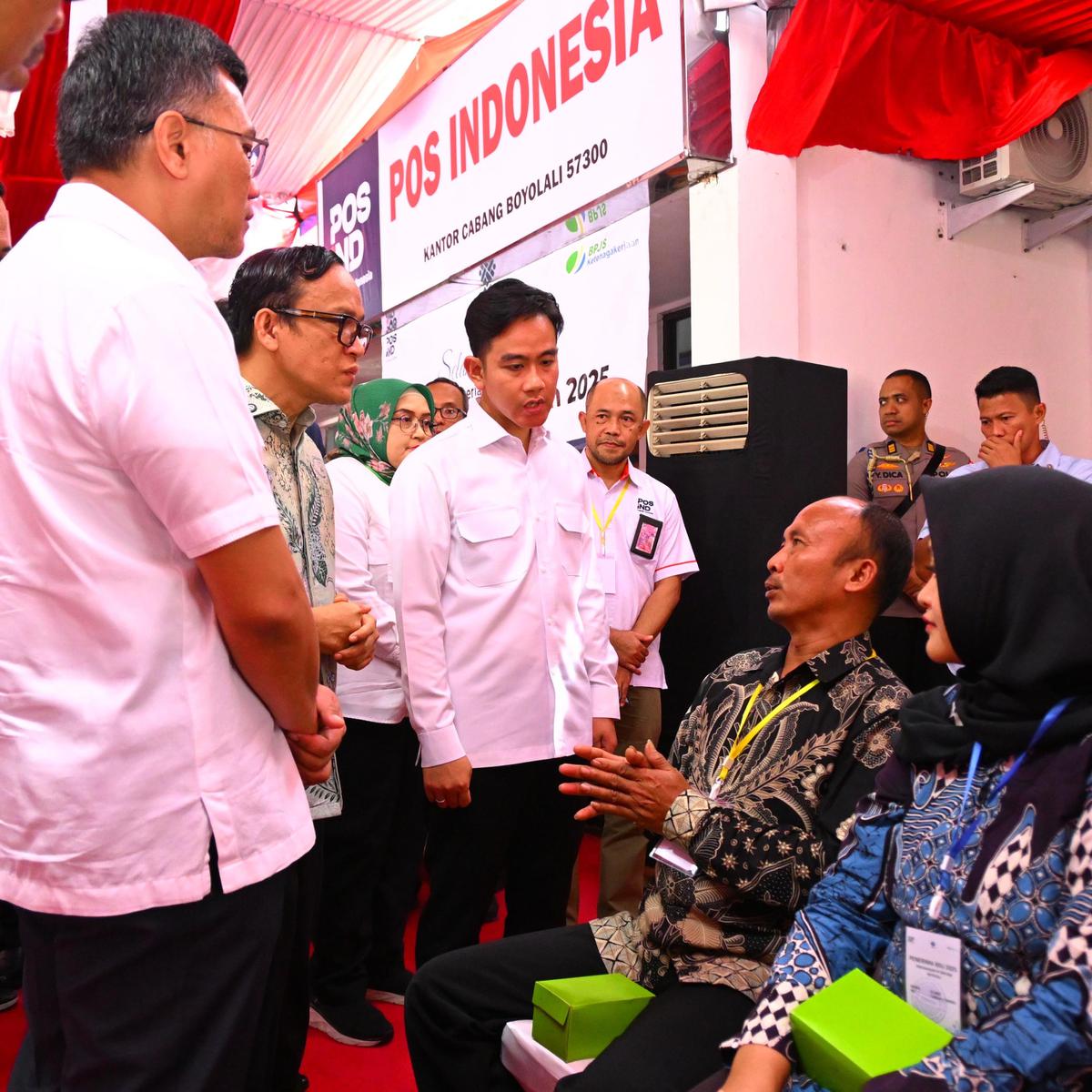 Gibran Kawal Penyaluran BSU di Boyolali