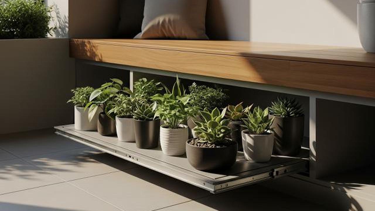 7 Ide Desain Teras Kecil Bisa Buat tempat Jemur Tanaman, Solusi Cerdas Memanfaatkan Ruang