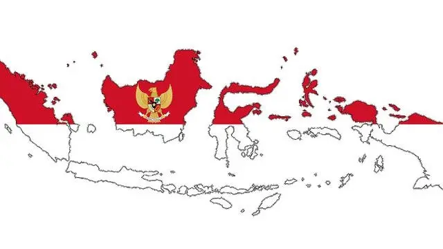 Ilustrasi Peta Indonesia (Image by Gordon Johnson from Pixabay)