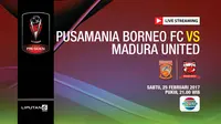 Pusamania Borneo FC vs Madura United (Liputan6.com/Abdillah)