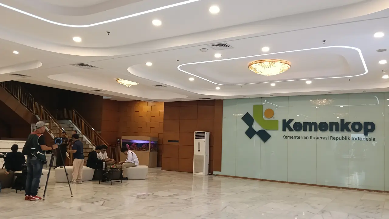 Kantor Kementerian Koperasi (Kemenkop). (Foto: Liputan6.com/Maulandy R)