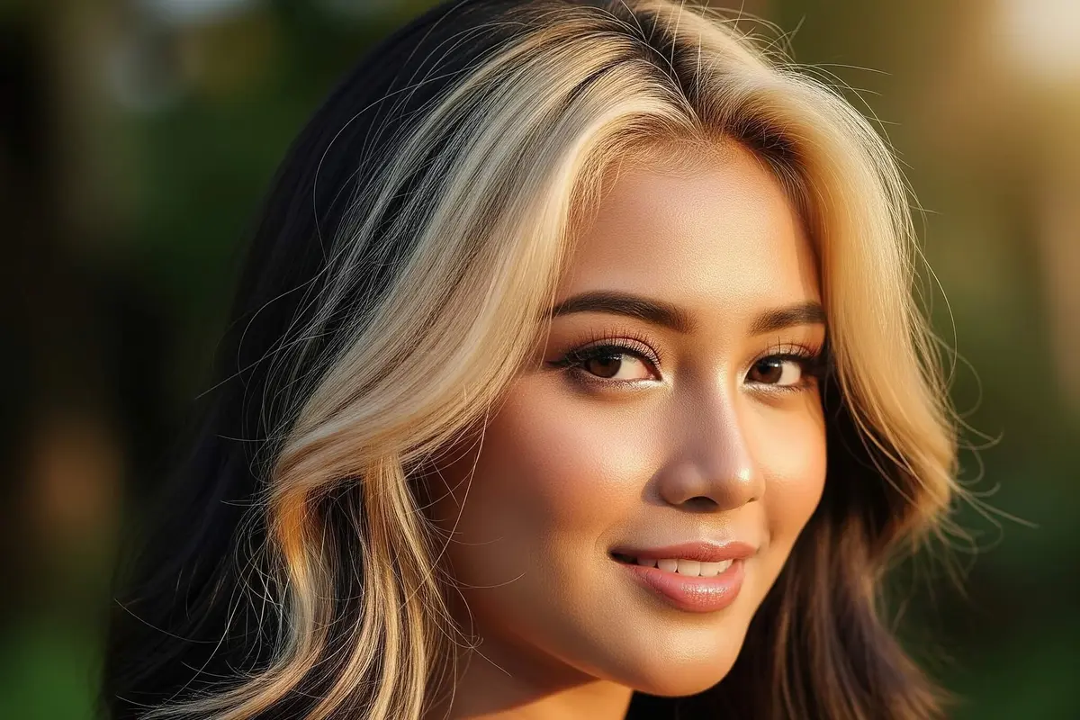 Model Rambut Pirang yang Cocok untuk Kulit Sawo Matang
