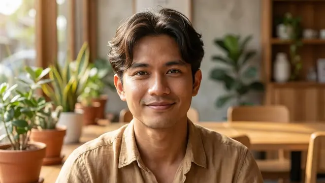 Model Rambut Pria Pendek Belah Tengah