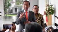 Presiden RI Joko Widodo (Jokowi) menerima Presiden Federation International of Footbal Association (FIFA) Gianni Infantino di Istana Merdeka Jakarta pada Selasa, 18 Oktober 2022. (Dok Humas Sekretariat Kabinet RI)