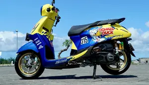 Lima Yamaha Grand Filano Modifikasi Ini Punya Karakter Unik