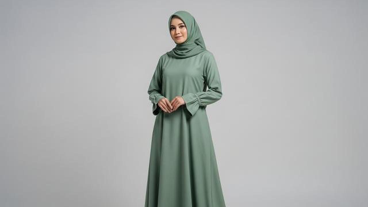 8 Ide Model Gamis Simple untuk Kelompok Pengajian yang Rapi, Serasi, dan Nyaman