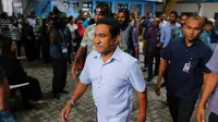 Mantan Presiden Maladewa Abdulla Yameen (AP/Erangga Jayawerdana)