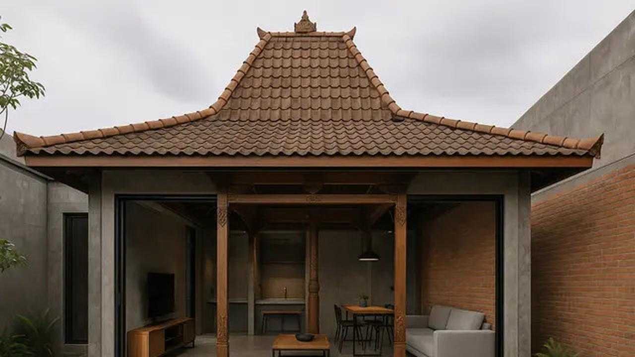 7 Model Rumah Joglo Modern Klasik 1 Lantai, Perpaduan Tradisi dan Kenyamanan Masa Kini