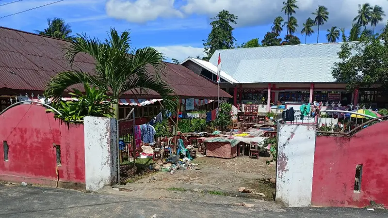 Kondisi SDN 72 Manado setekah diterjang banjir pada Jumat (27/1/2023) lalu.