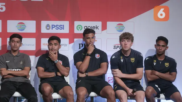 Konferensi pers Piala Presiden 2025.