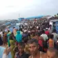 Pengungsi Rohingya dari Rakhine State, Myanmar di Bangladesh. (Dokumentasi KBRI Dhaka)