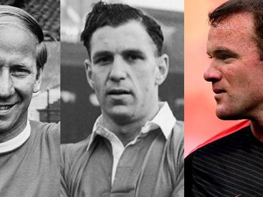 Manchester United, sebuah klub yang penuh dengan pemain legenda. Siapa saja pencetak gol terbanyak di Manchester United? (Liputan6.com)