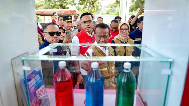 Bahlil Lahadalia dan Simon Aloysius Mantiri
