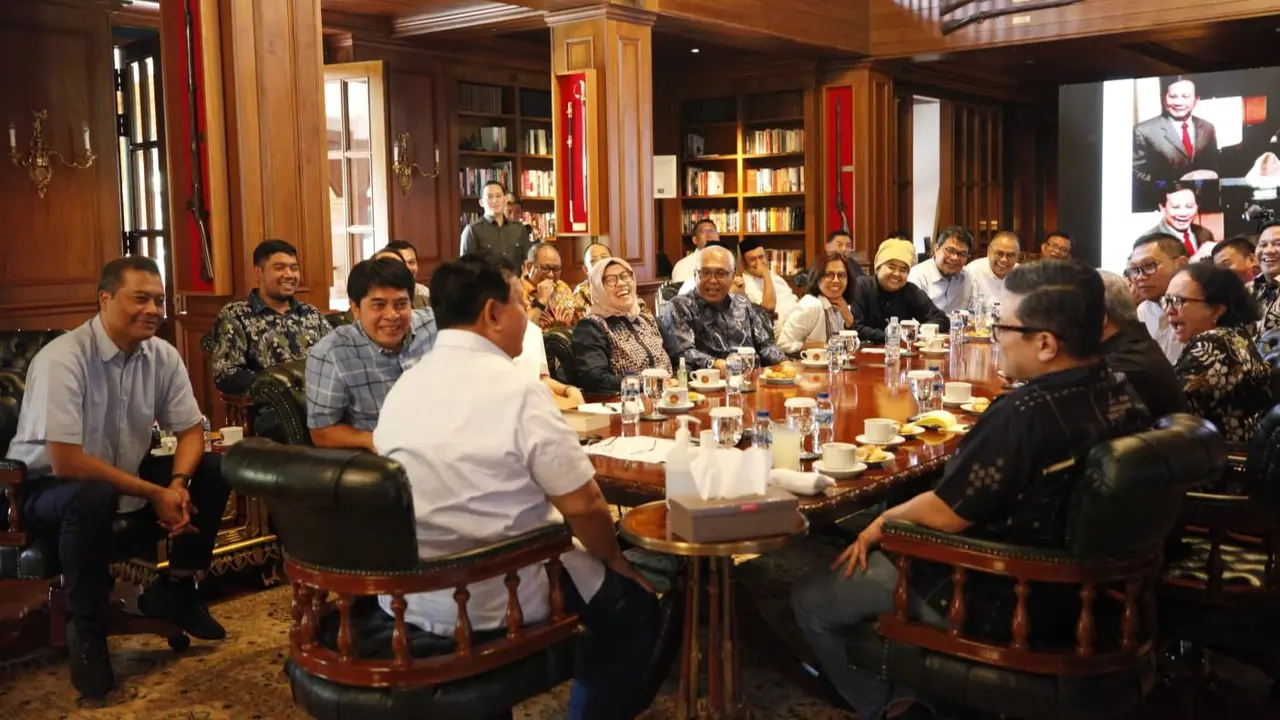 Menteri Pertahanan Republik Indonesia (Menhan) sekaligus Ketua Umum Partai Gerindra Prabowo Subianto