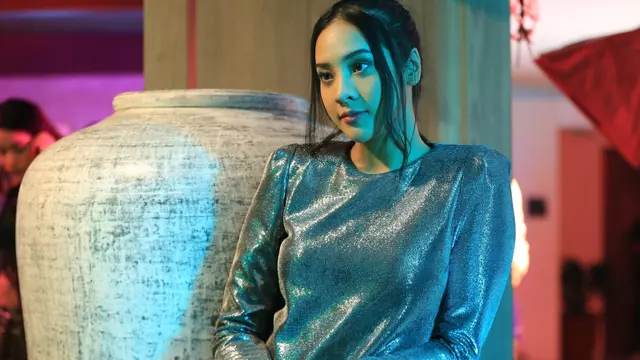 Anya Geraldine dalam film Garis Waktu. (Dok. MD Pictures)