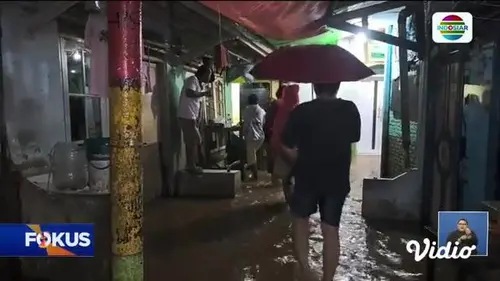 Fokus : Banjir Rendam Kota Bekasi, Warga Kesulitan Menyelamatkan Ternaknya