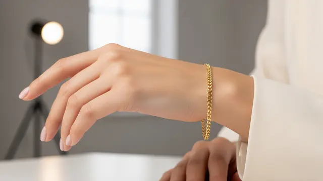 Model Gelang Emas 5 Gram Rantai Klasik Elegan Tapi Tetap Terjangkau/Ilustrasi Gemini AI