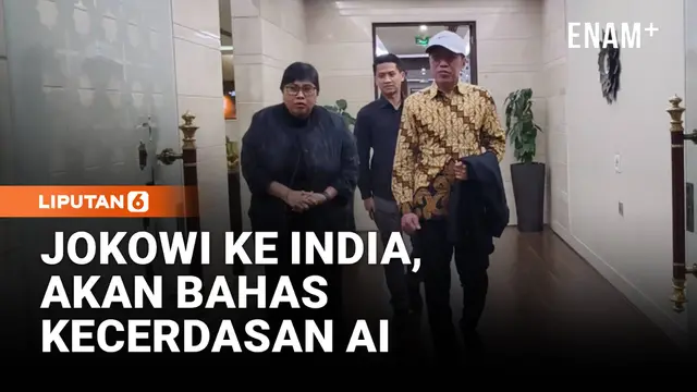 Bahas Kedaulatan AI, Jokowi Jadi Pembicara di New Delhi, India