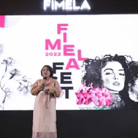 Ellyana Mae membuka Fimela Fest 2022 di Gandaria City.