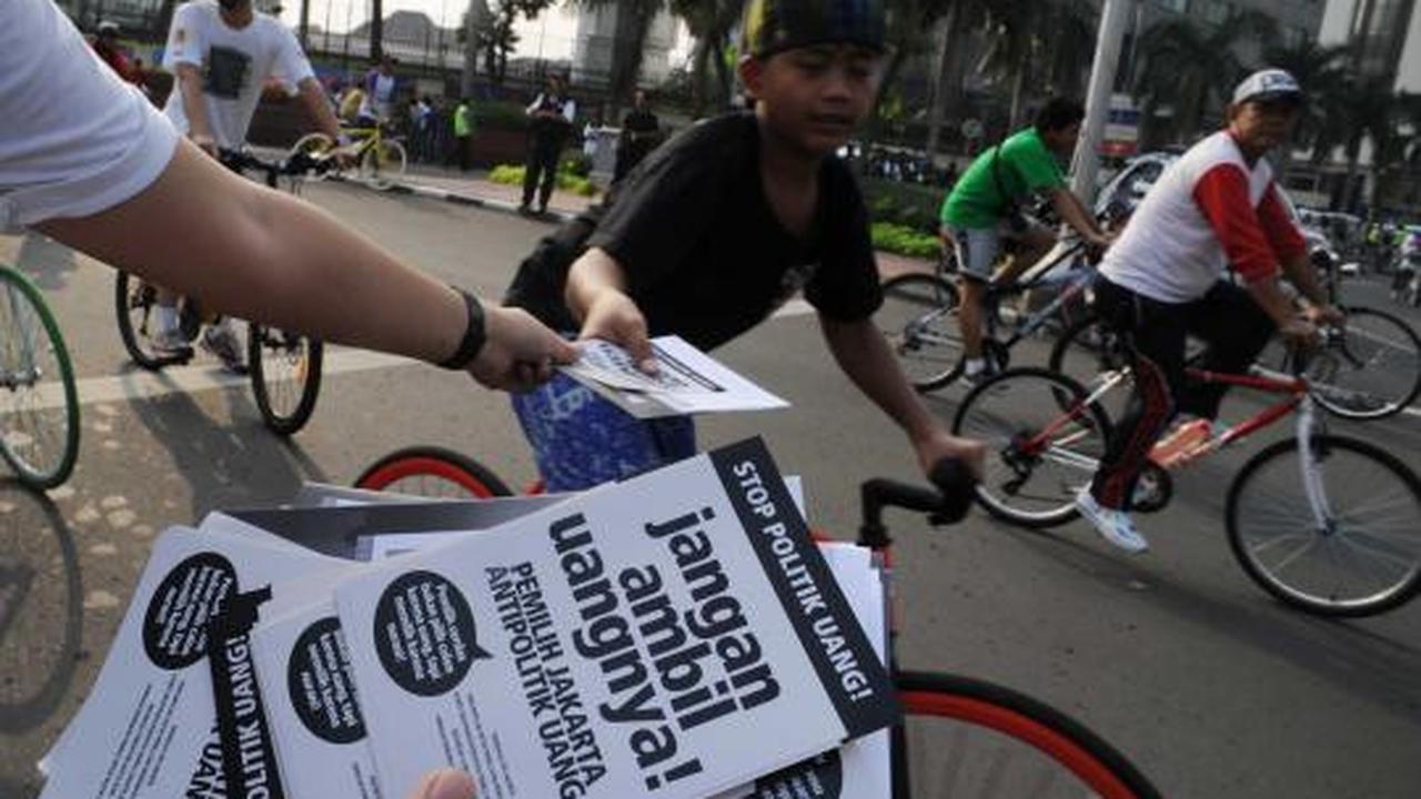 Demo "Stop Politik Uang" jelang Pilgub DKI