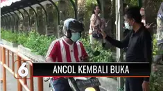 Setelah hampir dua bulan ditutup terkait penerapan PPKM Darurat mulai Rabu (18/8), Taman Impian Jaya Ancol, Jakarta Utara, kembali dibuka untuk warga yang ingin berolahraga.
