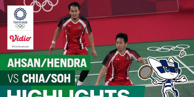 VIDEO: Mohammad Ahsan / Hendra Setiawan Raih Kemenangan Kedua di Olimpiade Tokyo 2020