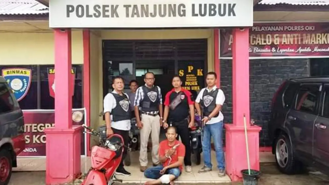 Pelaku Begal Ancam Warga Ogan Komering Ilir Pakai Pistol Mainan