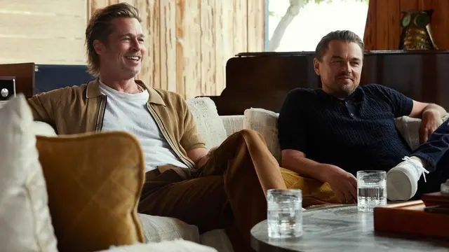 Leonardo DiCaprio dan Brad Pitt