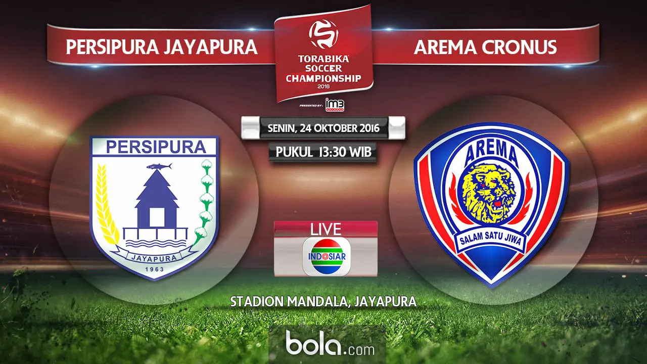Persipura Jayapura Vs Arema Cronus (Bola.com/Adreanus Titus)