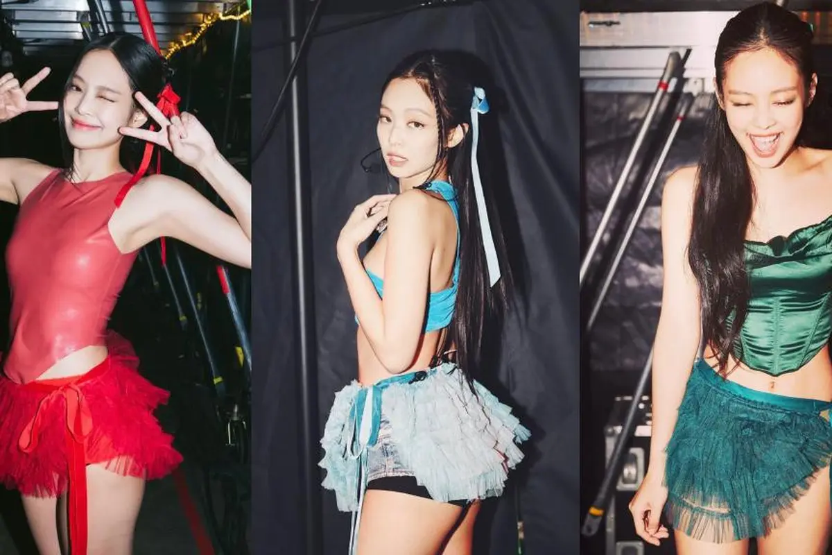 10 Potret Jennie BLACKPINK dengan Balletcore Outfit yang Jadi Tren Selama Tur Dunia BORN PINK