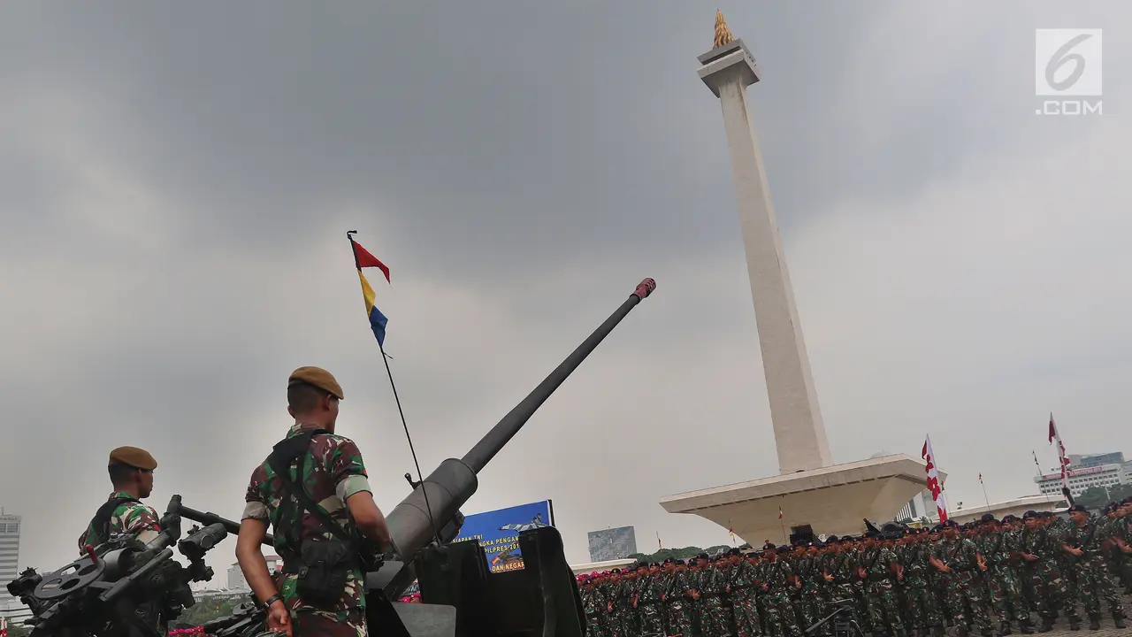 50 Ribu Pasukan Gabungan Ikuti Apel Kesiapan Natal dan Tahun Baru