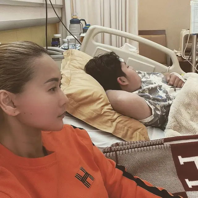 7 Momen Kebersamaan Inul Daratista dan Adam Suseno Rawat Anak di Rumah Sakit