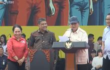 Prabowo Absen Nama Seskab Teddy di Depan Buruh: Kok Lebih Banyak Sahutannya Daripada Untuk Gue Nih