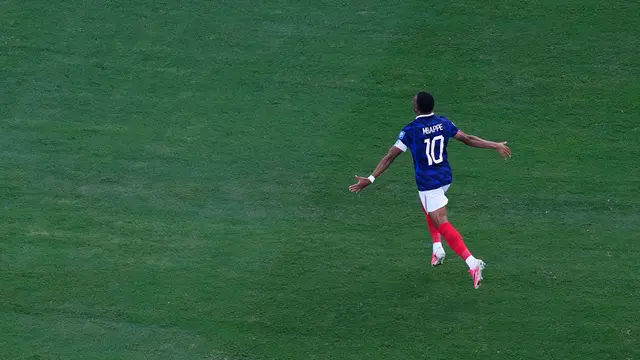 Pemain Prancis Kylian Mbappe