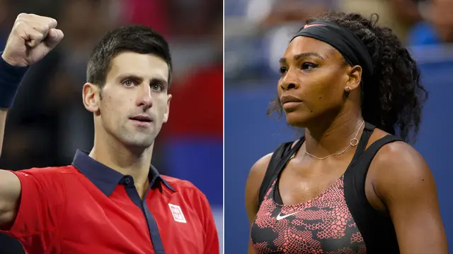 Novak Djokovic dan Serena Williams