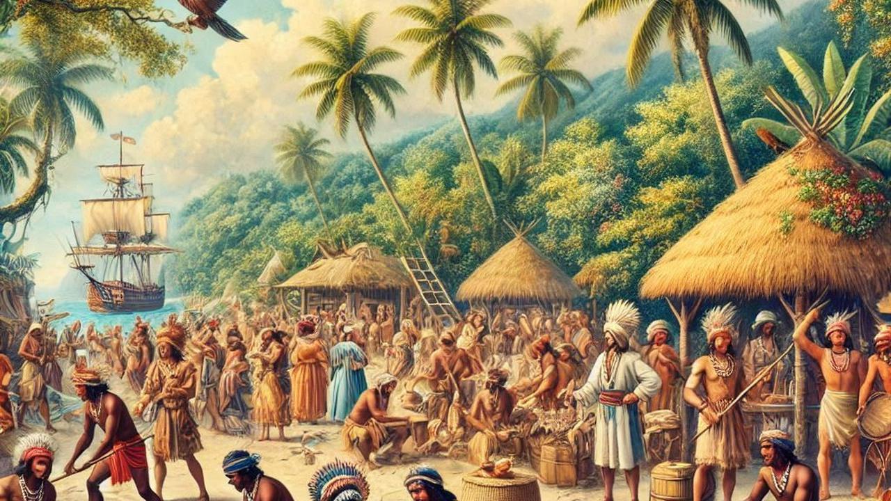 Ilustrasi Suku Indian
