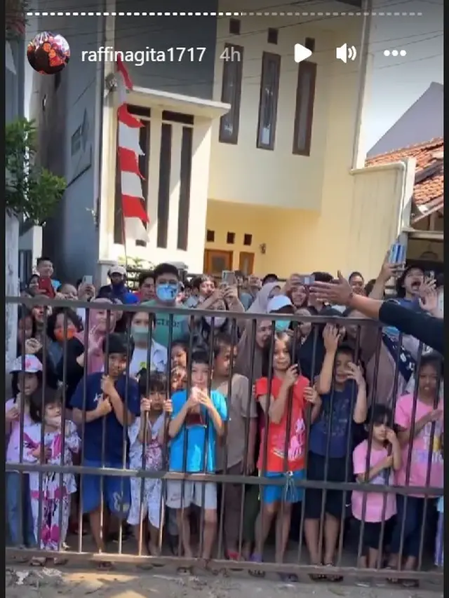Raffi Ahmad di hari raya Idul Adha 1443 H. (Instagram @raffinagita1717)